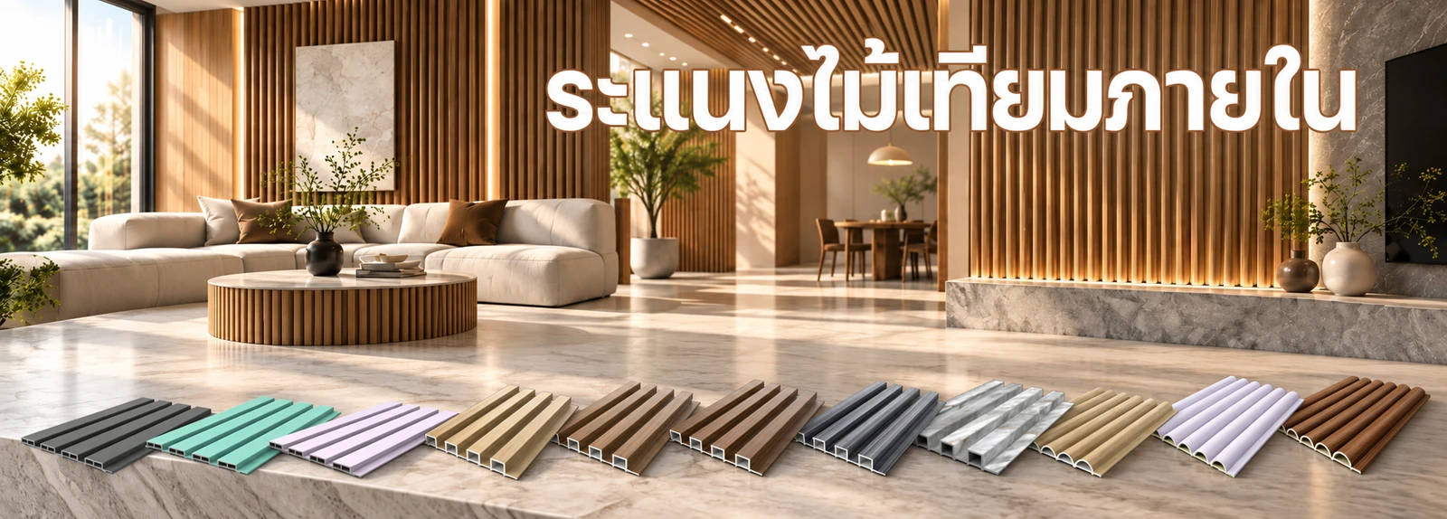 ปกหมวด ระแนงไม้เทียมภายใน