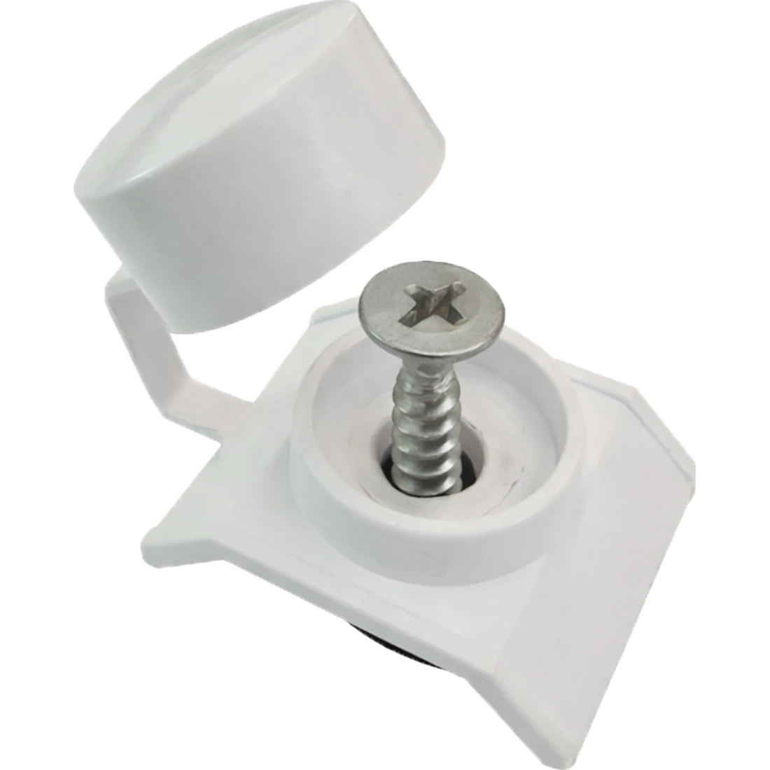 ชุดสกรูและฝาครอบหลังคา รหัส RO-UPVC-SP